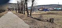 уборка в парке